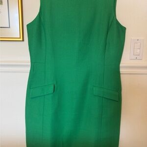 Ann Taylor Vibrant Green Midi Dress